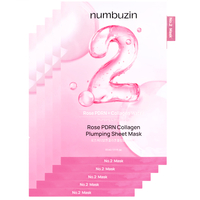 numbuzin - No.2 Rose PDRN Collagen Plumping Sheet Mask - 5ea