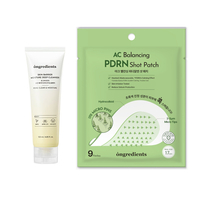 ongredients - Skin Barrier Moisture Deep Cleanser - 120ml + AC Balancing PDRN Shot Patch - 9patches Set