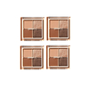Peach C - Falling In Eyeshadow Palette - 8g - 01 Brown (4ea) Set