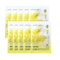 PRETTYSKIN - Hankook Spring Mask Pack - Forsythia - 10pcs Set