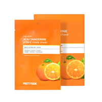 PRETTYSKIN - The Pure Jeju Tangerine Vita C Mask Sheet - 10pcs