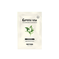 PRETTYSKIN - Total Solution Essential Sheet Mask - 10pcs - Green Tea