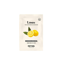 PRETTYSKIN - Total Solution Essential Sheet Mask - 10pcs - Lemon