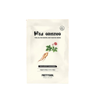 PRETTYSKIN - Total Solution Essential Sheet Mask - 10pcs - Red Ginseng
