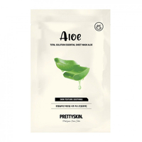 PRETTYSKIN - Total Solution Essential Sheet Mask - 1pc - Aloe