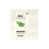 PRETTYSKIN - Total Solution Essential Sheet Mask - 1pc - Aloe (5ea) Set