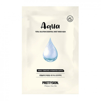 PRETTYSKIN - Total Solution Essential Sheet Mask - 1pc - Aqua