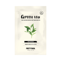 PRETTYSKIN - Total Solution Essential Sheet Mask - 1pc - Green Tea