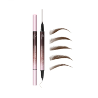 Pudaier - Dual-ended Eyebrow Sculptor - 0.4g - Deep Brown