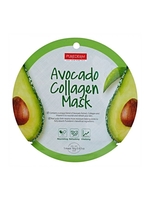 PUREDERM - Circle Mask - Avocado Collagen - 1pc