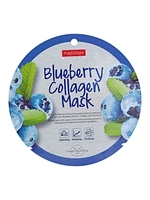 PUREDERM - Circle Mask - Blueberry Collagen - 1pc