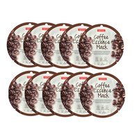 PUREDERM - Circle Mask - Coffee Essence - 10pcs Set