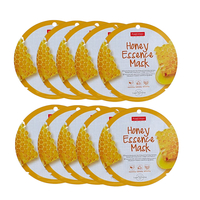 PUREDERM - Circle Mask - Honey Essence - 10pcs Set