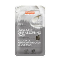 PUREDERM - Dual-Step Pore Cleansing Mask - Charcoal & Avocado - 1pc