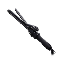 SALONIA - Ceramic Curling Hair Iron - 1pc - 19mm Black SL-008AB