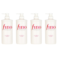 Shiseido - Fino Premium Touch Hair Shampoo Moist - 550ml (4ea) Set