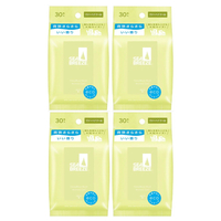 Shiseido - Sea Breeze Face & Body Ice Sheet - 30 sheets - Verbena Cool (4ea) Set