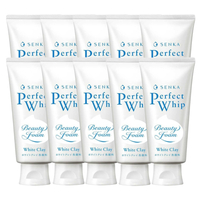 Shiseido - Senka Perfect Whip White Clay (2023 Version) - 120g (10ea) Set