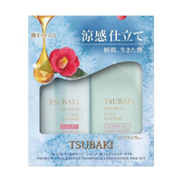 Shiseido - Tsubaki Premium Cool & Repair Shampoo & Conditioner Set - 490ml + 490ml