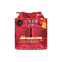 Shiseido - Tsubaki Premium Moist & Repair Shampoo & Conditioner Pump Pair Set - 450ml + 450ml