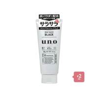 Shiseido - Uno - Whip Wash Black/130g 2pcs Set