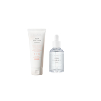 S.NATURE - Aqua Rice Foam Cleanser - 160ml + Aqua Squalane Serum - 50ml Set