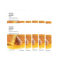 THE FACE SHOP - Real Nature Face Mask - Honey - 1pc (10ea) Set