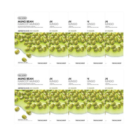 THE FACE SHOP - Real Nature Face Mask - Mung Bean - 1pc (10ea) Set