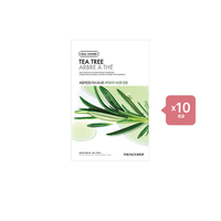 THE FACE SHOP - Real Nature Face Mask - Tea Tree - 1pc (10ea) Set