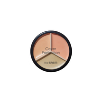 The Saem - Cover Perfection Triple Pot Concealer - 4.5g*3 - 01 Correct Beige