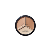 The Saem - Cover Perfection Triple Pot Concealer - 4.5g*3 - 02 Contour Beige
