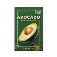 The Saem - Natural Mask Sheet - Avocado - 1pc