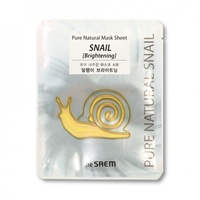 The Saem - Pure Natural Mask Sheet - Snail Brightening - 1pc