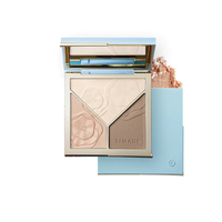 Timage - Matte & Shimmer Highlighter Contour Palette With Puff - 17g - 01 Soft Sun Shadow