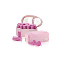 Vidal Sassoon - Travel Hair Setter VSHS10BK 100-240v - 1set(22pcs) - Pink