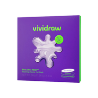 vividraw - Black Olive PDRN Repairing Marble Gel Mask - 4pcs