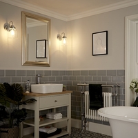Applique Murale Salle de Bains E27 Yogo Rond