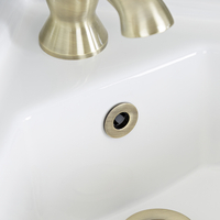 Bague pour trop-plein de lavabo – Or brossé