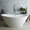 Baignoire îlot - 160 cm x 75 cm - Design double dos moderne - Hudson Reed