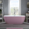 Baignoire îlot moderne - Double dos – 150 x 75 cm - Violet - Trop-plein chromé - Otterton - Hudson Reed