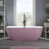 Baignoire îlot moderne - Double dos – 150 x 75 cm - Violet - Trop-plein noir - Otterton - Hudson Reed