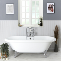 Baignoire îlot rétro – 179, 5 x 78, 5 cm – Choix de pieds – Legend