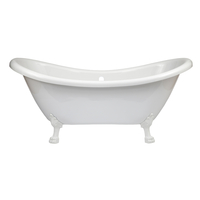 Baignoire îlot rétro ancienne - 175 x 73 cm - Pieds pattes d
