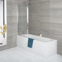 Baignoire rectangulaire avec pare baignoire et tablier frontal – Choix de tailles - Covelly