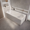 Baignoire rectangulaire moderne - 150 x 70 cm - Tablier latéral & frontal - Covelly - Hudson Reed