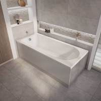 Baignoire rectangulaire moderne - 160 x 70 cm - Tablier frontal - Covelly - Hudson Reed