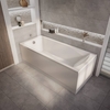 Baignoire rectangulaire moderne - 170 x 70 cm - Tablier frontal & latéral de qualité première - Sandford - Hudson Reed