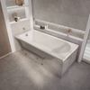 Baignoire rectangulaire moderne - 170 x 75 cm - Covelly - Encastrable - Hudson Reed