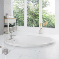 Baignoire ronde à encastrer - 180 cm - Serene