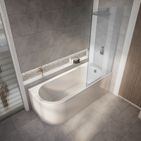 Baignoire semi-îlot moderne d